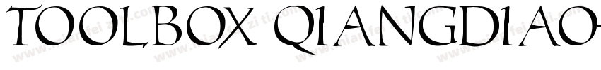 toolbox QiangDiao字体转换